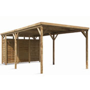 carport en bois etna uno - burger